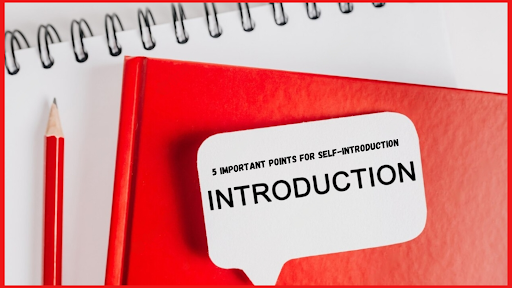 self introduction speech with object